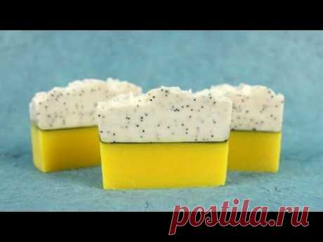 Make Lemon Poppy Soap