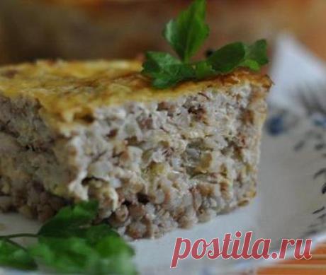 Очень простая запеканка с гречкой и курицей / Всё за еду!