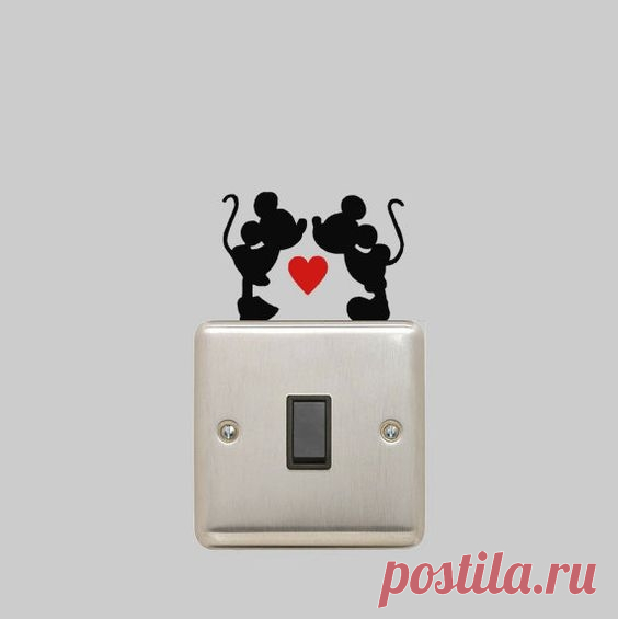 Милое оформление выключателей и розеток