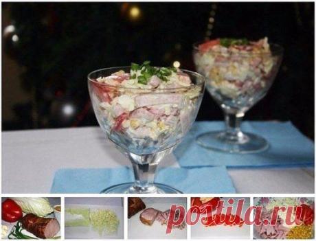 Салат из пекинской капусты