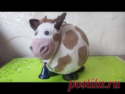 Такого символа 2021 года вы еще не видели. Бык копилка, Не пропустите. DIY/рукоделие