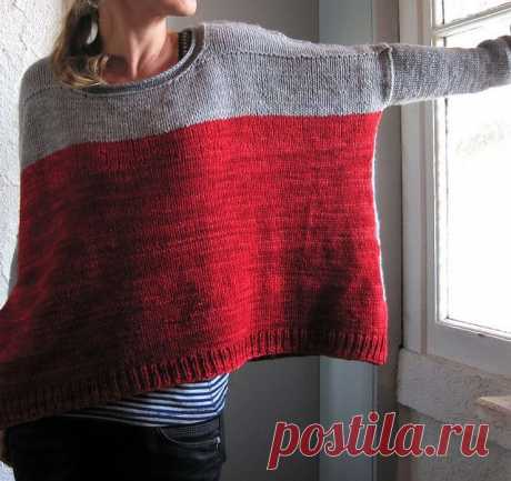 Worsted Boxy pattern by Joji Locatelli