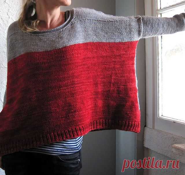 Worsted Boxy pattern by Joji Locatelli