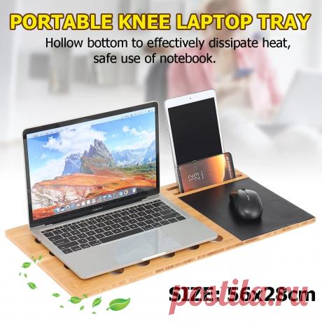 56 x 28 cm Heat Dissipation Portable Knee Home Laptop Tray Stand Office Desk - US$55.99