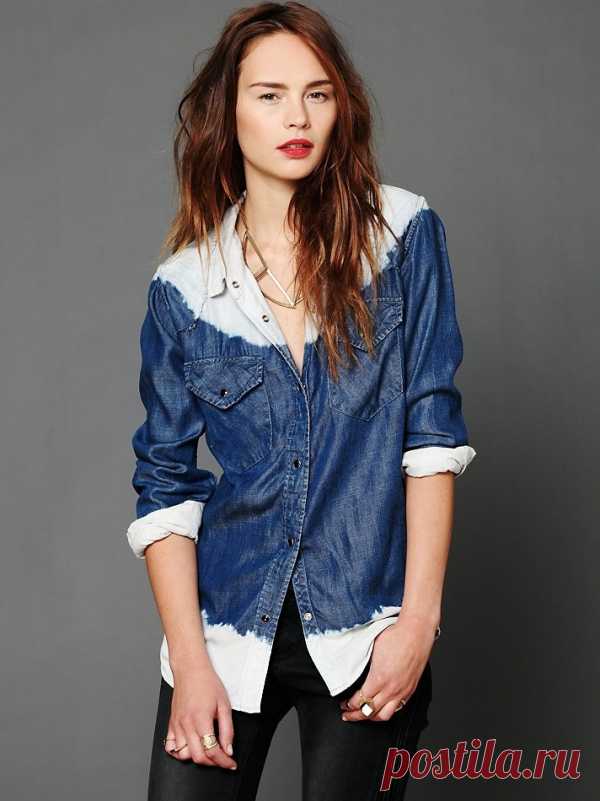 Интересная рубашка Free People / Белизна / Модный сайт о стильной переделке одежды и интерьера