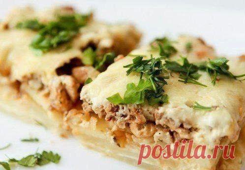 шеф-повар Одноклассники: Картофельная запеканка с мясом