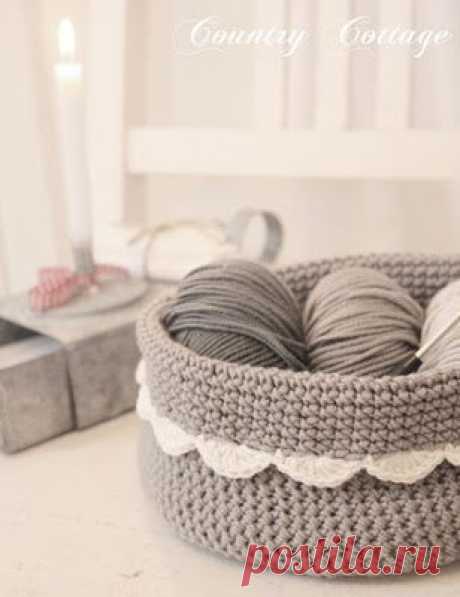 crochet basket | Crochet