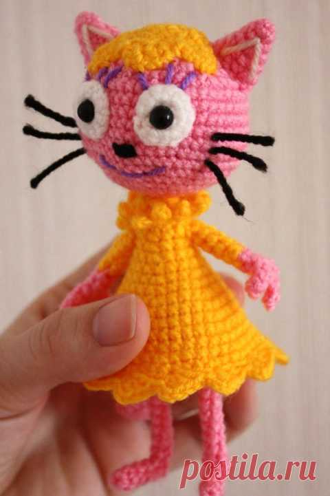 Как связать кота крючком, больше 50 схем и мастер - классов