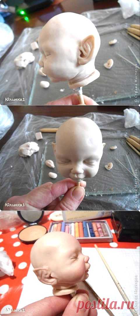 Создание малышей из полимерной глины. Мастер класс | Подружки