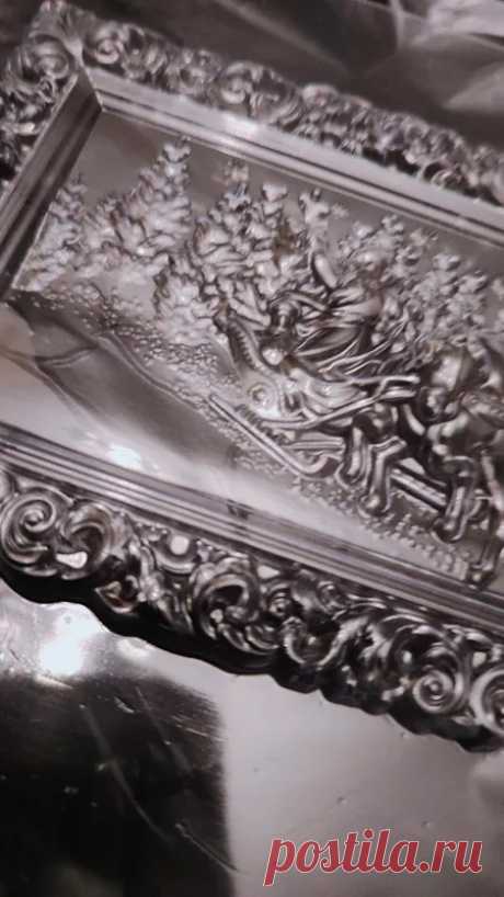 Пластиковая форма для шоколада плитка Русская зима купить на OZON по низкой цене (583528346)