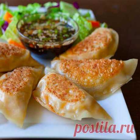 Корейские пельмени кимчи - самый простой рецепт