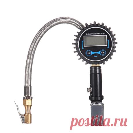 Digital tire inflator gauge air compressor pump quick connect coupler for car truck motorcycle Sale - Banggood.com