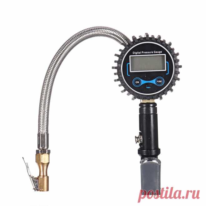 Digital tire inflator gauge air compressor pump quick connect coupler for car truck motorcycle Sale - Banggood.com
