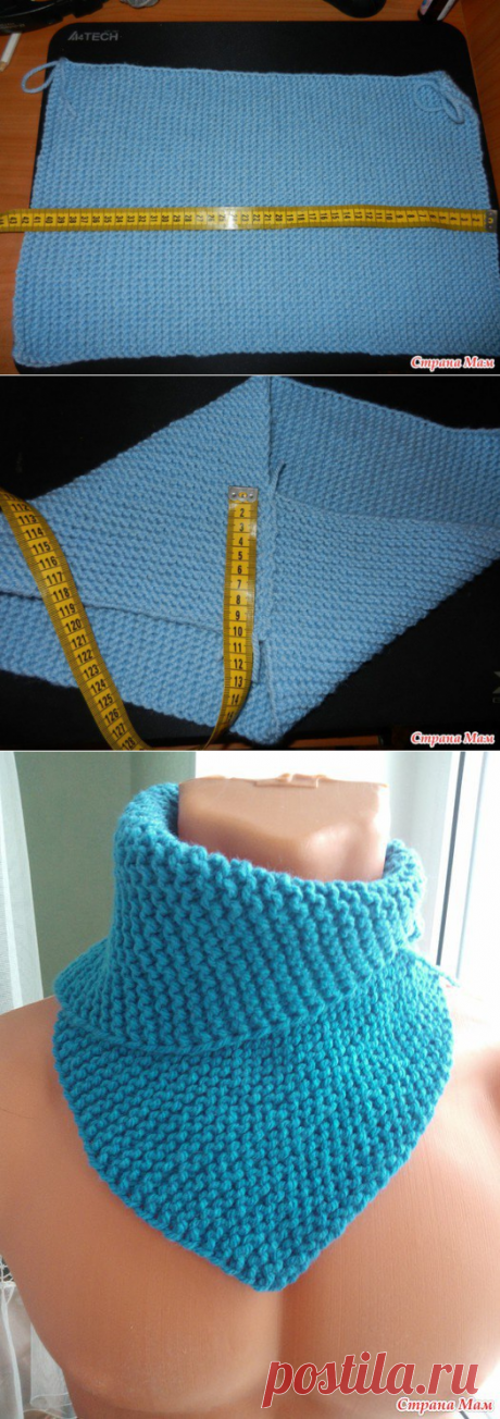 Оригинальный шарф на осень — Сделай сам, идеи для творчества - DIY Ideas