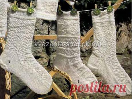 *Вязание носков | ВЯЗАНИЕ ШАПОК: женские шапки спицами и крючком, мужские и детские шапки, вязаные сумки
