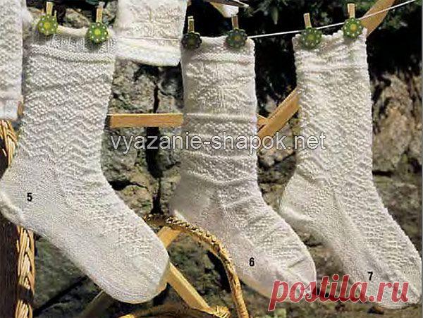 *Вязание носков | ВЯЗАНИЕ ШАПОК: женские шапки спицами и крючком, мужские и детские шапки, вязаные сумки