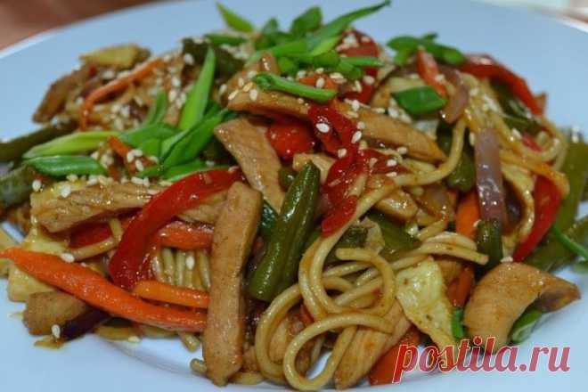 15 быстрых рецептов удона с курицей