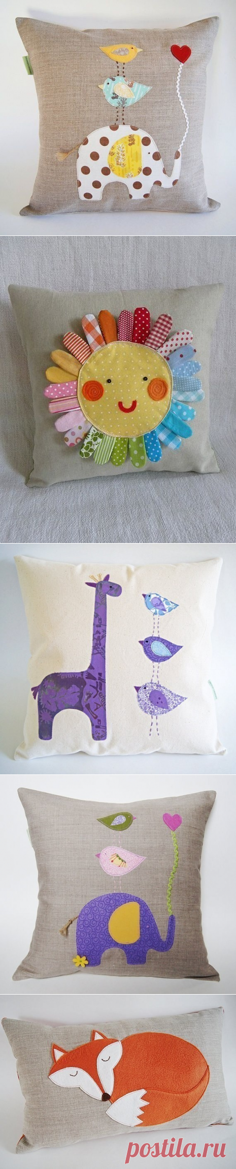Жизнерадостные подушки: идеи для вдохновения — Сделай сам, идеи для творчества - DIY Ideas