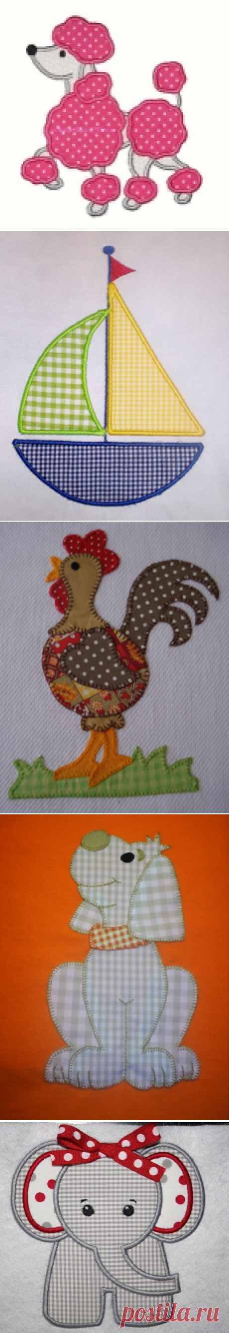 Веселые аппликации. Идеи для вдохновения.