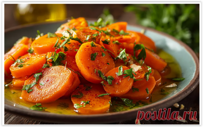 Морковь по-мароккански: пряная закуска с уникальной заправкой!
