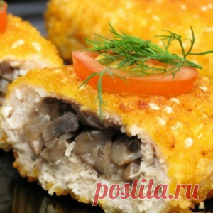 Суперкотлеты с грибами и сыром - МирТесен