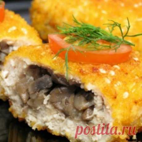 Суперкотлеты с грибами и сыром - МирТесен