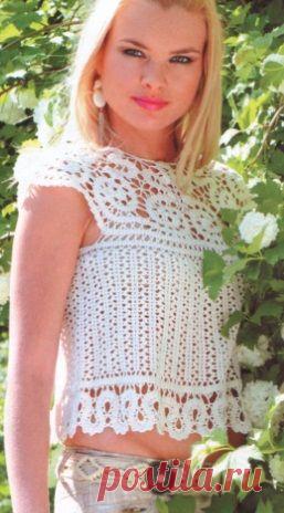 Вязанный топ