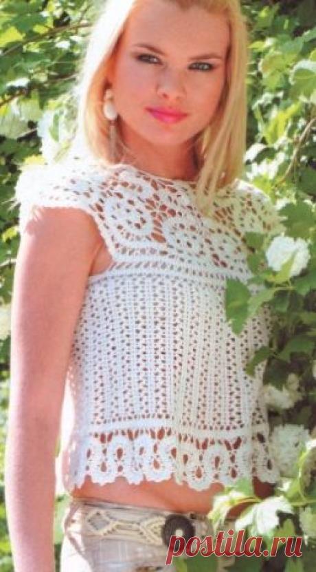 Вязанный топ