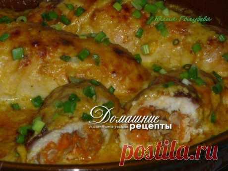 Куриные рулетики в соусе