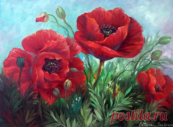 Цветочные акварели / Удивительное искусство