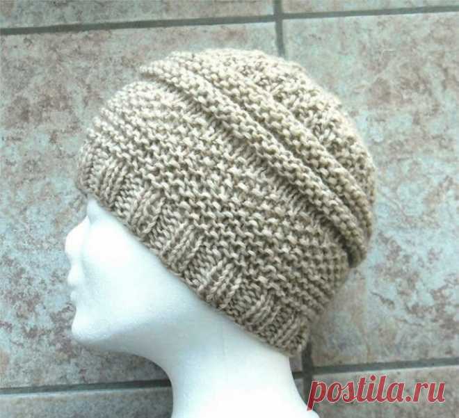 Шапка спицами Интересная универсальная шапочка спицами, которая подходит как детям, так и взрослым; как женщинам, так и мужчинам.Окружность: легко редактировать на 52-60 см.Материалы: пряжа Bouton d'Or steppe (58% шерсть, 23% верблюжьей шерсти, 15% лен, 50 г./52 м.), спицы № 5 и № 5.5Плотность вязания:...