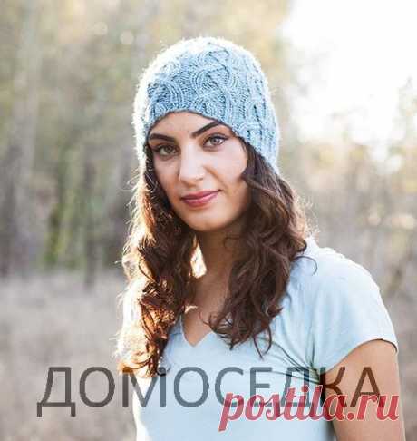 Шапочка связанная спицами