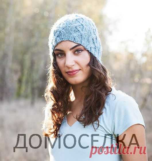 Шапочка связанная спицами