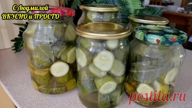 Делать такие маринованные огурцы от силы полчаса (без варки и стерилизации) Получаются огурчики 
