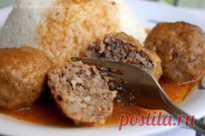 Тефтели с подливой, как в садике... :) - ЖУРНАЛ СО ВКУСОМ