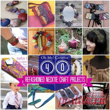 40 Топ переработал галстук Craft проекты - Ох моя творческая