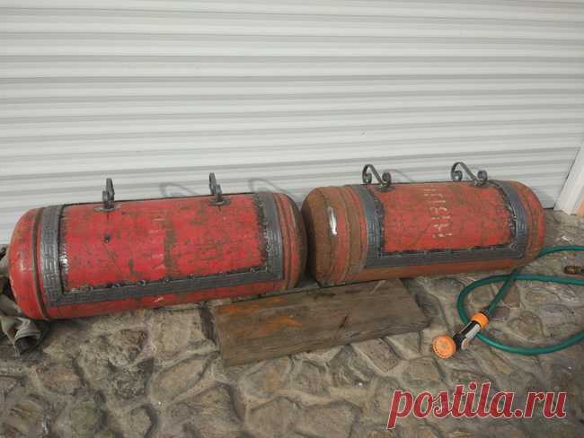 Классная мобильная коптильня из газовых баллонов своими руками