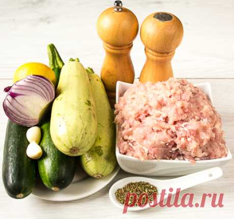 Кабачки, фаршированные курицей - Пошаговый рецепт с фото | Вторые блюда | Вкусный блог - рецепты под настроение
