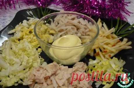 Салат "Ни рыба, ни мясо" Кулинарный рецепт