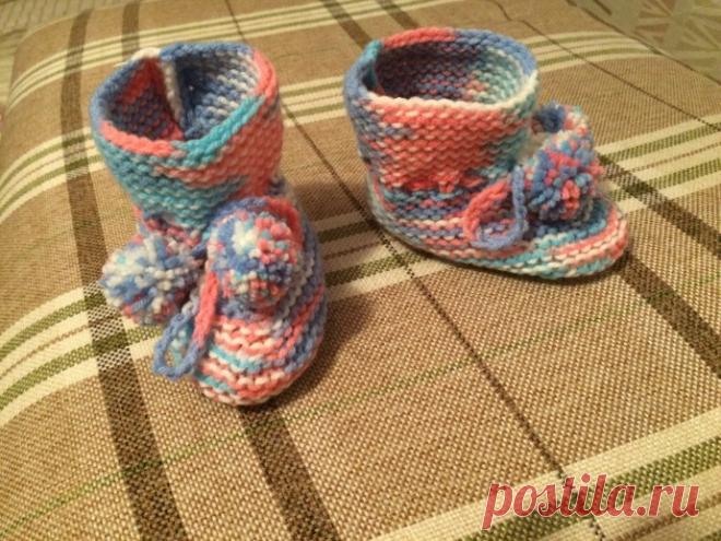 Пинетки для внучки