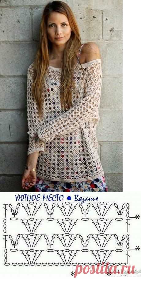 10 patrones de blusas a crochet salvabrani – Artofit