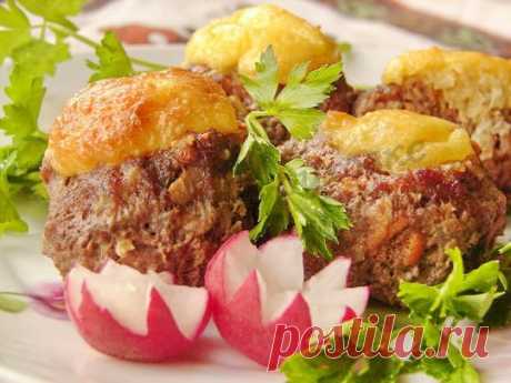 Мясные кексы из фарша в силиконовых формочках