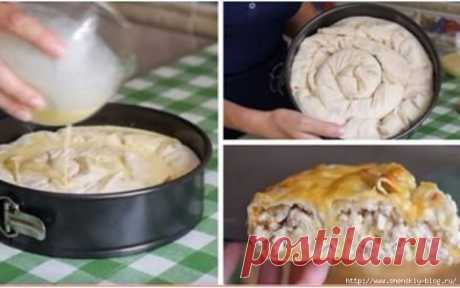 Мясной пирог «Проще простого»…, который готовится без теста!