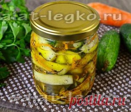 Салат из огурцов по-корейски на зиму