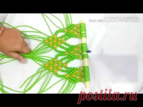 Macrame Laddle spoon hanger