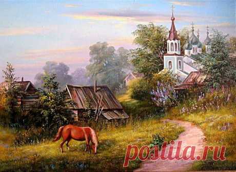 (+1) - Современные художники. Пейзажи. Slobodan Trpevski | Искусство