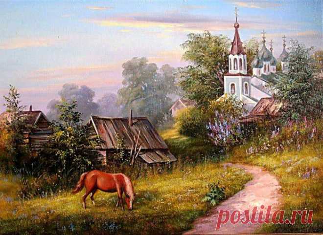 (+1) - Современные художники. Пейзажи. Slobodan Trpevski | Искусство