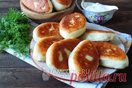 Жареные пирожки с горохом — рецепт с фото