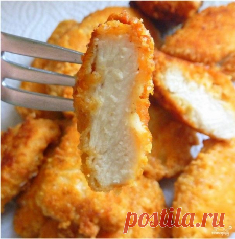 Домашний Макдоналдс - куриные наггетсы - пошаговый рецепт с фото на Повар.ру