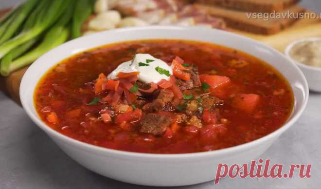 Классический рецепт борща: пошаговое приготовление вкусного и ароматного блюда